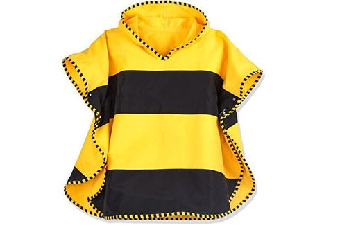 LittleLife Poncho Bee, Soft Hooded Poncho Towel for Young Swimmers & Quick Drying