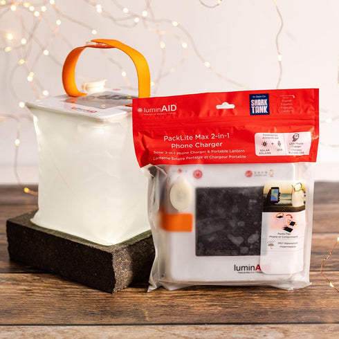 LuminAID PackLite Max 2 - in - 1 Power Lantern