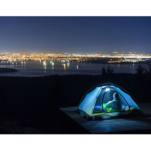 LuminAID PackLite Nova USB Solar Lantern - Compact and Solar - Powered Illumination