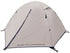 ALPS Mountaineering Lynx 4 tent with fly, gray and navy, side view