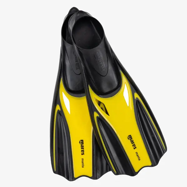 Mares Manta full foot fins, Yellow