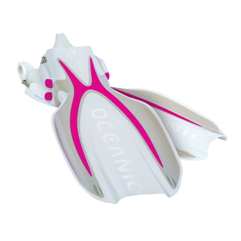 Oceanic Manta Ray fins, pink/white