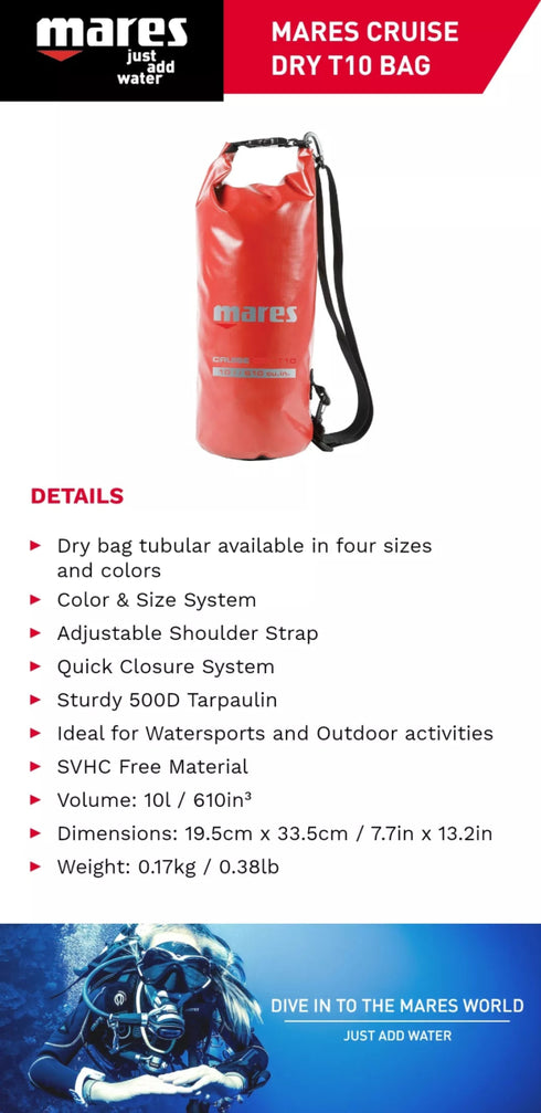 Mares Bag Cruise Dry T10