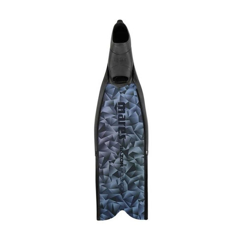 Mares Razor Polygon freediving fin, indigo camo