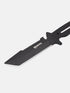 Mares Maximus Dive Knife, 440 Stainless Steel PVD Coated Scuba Knife with Line Cutter and Cordura Sheath