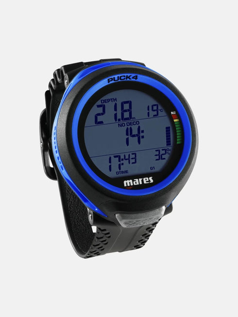 Mares Puck 4 Dive Computer, Wrist Scuba Diving Computer with Bluetooth and Buhlmann ZH-L16C Algorithm