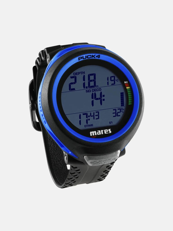 Mares Puck 4 Dive Computer, Wrist Scuba Diving Computer with Bluetooth and Buhlmann ZH-L16C Algorithm