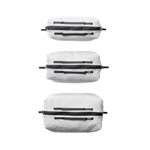 Matador Gear Cube 3-Pack Set, organized and space-saving packing cubes for separating and compressing clothes and gear.