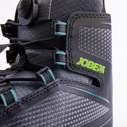 Maze Wakeboard Bindings, Secure & Adjustable Open - Toe Bindings for Wakeboard Control