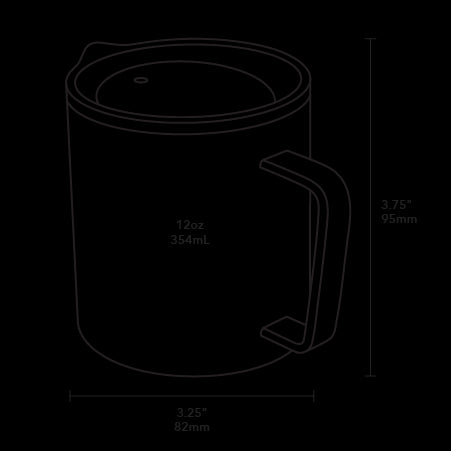 MiiR Camp Cup 12oz - Rugged & Reusable Cup for Camping & Outdoor Adventures