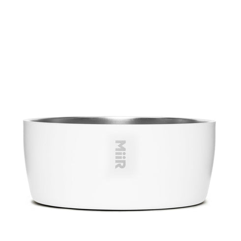 MiiR Dog Bowl, Stainless Steel Food and Water Bowl with Non-Slip Footpad and Hardshell Powder Coat, 6.25 Cups