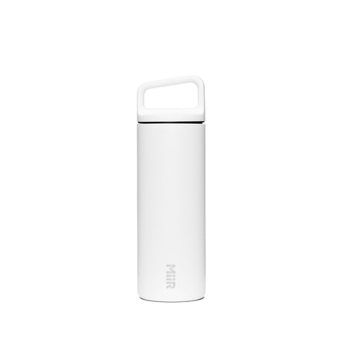MiiR Wide Mouth Bottle 16 oz, Vacuum Insulated 18/8 Stainless Steel Water Bottle with Leakproof Lid