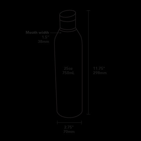 MiiR Wine Bottle 750ml - Stylish & Insulated Container for Your Favorite Vintages