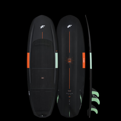 F-One Magnet Carbon Surfboard Compact Surfboard for Strapless Freestyle