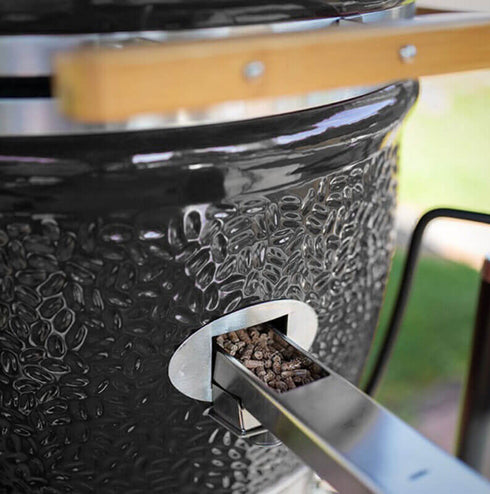 Monolith Junior Pro Series 2.0 Black Kamado Grill With Cart