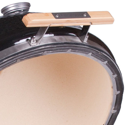 Monolith Junior Pro Series 2.0 Black Kamado Grill With Cart