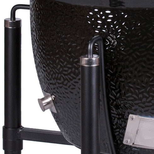 Monolith Junior Pro Series 2.0 Black Kamado Grill With Cart