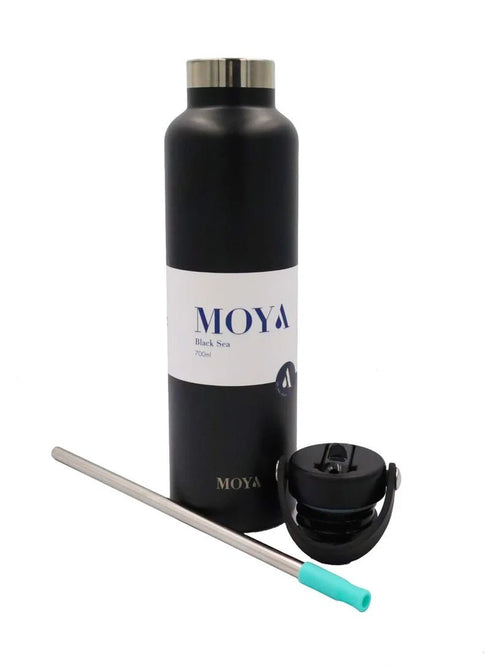 Moya "Black Sea" 700ml Insulated Sustainable Water Bottle
