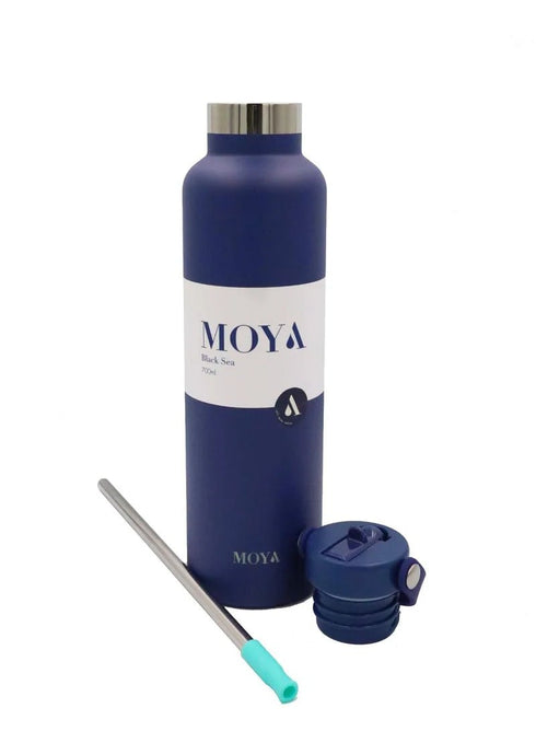 Moya "Black Sea" 700ml Insulated Sustainable Water Bottle
