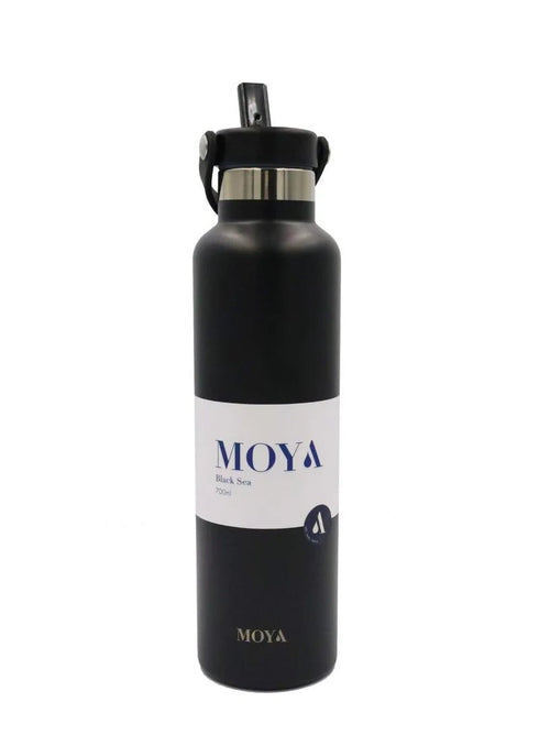 Moya "Black Sea" 700ml Insulated Sustainable Water Bottle