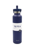 Moya "Black Sea" 700ml Insulated Sustainable Water Bottle