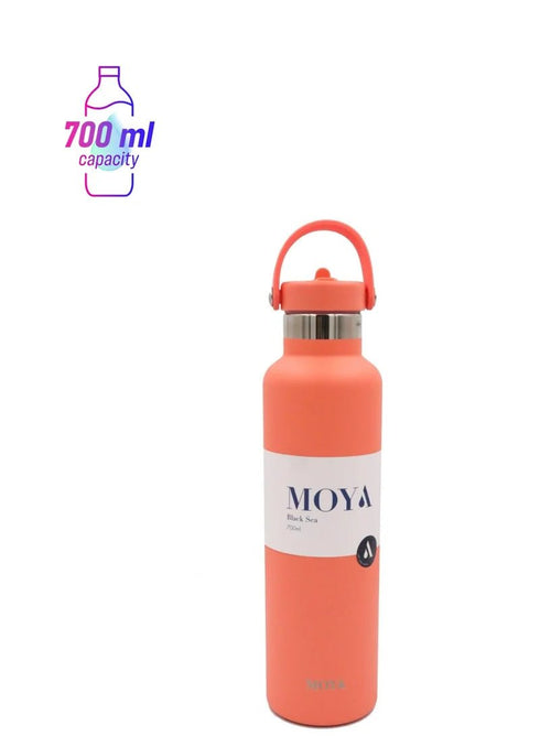 Moya "Black Sea" 700ml Insulated Sustainable Water Bottle