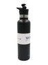 Moya "Black Sea" 700ml Insulated Sustainable Water Bottle Spout Lid