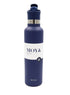 Moya "Black Sea" 700ml Insulated Sustainable Water Bottle Spout Lid