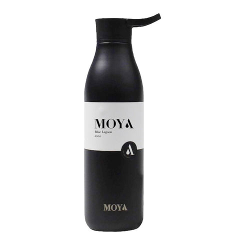 Moya Blue Lagoon 460ml Insulated Water Bottle, Recycled Stainless Steel Bottle with Leakproof Screw Lid