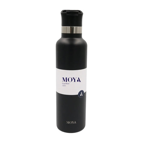 Moya Coral Reef 1L Insulated Water Bottle, Recycled Stainless Steel Bottle that Keeps Drinks Cold for 12 Hours