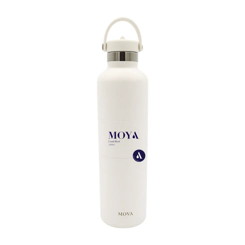 Moya Coral Reef 1L Insulated Water Bottle, Recycled Stainless Steel Bottle that Keeps Drinks Cold for 12 Hours