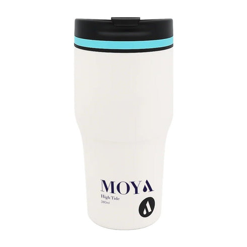 Moya High Tide 380ml Travel Coffee Mug, Reusable Stainless Steel Mug with Leak-Proof Lid for Coffee on the Go