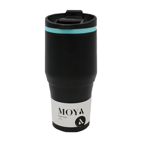 Moya High Tide 380ml Travel Coffee Mug, Reusable Stainless Steel Mug with Leak-Proof Lid for Coffee on the Go
