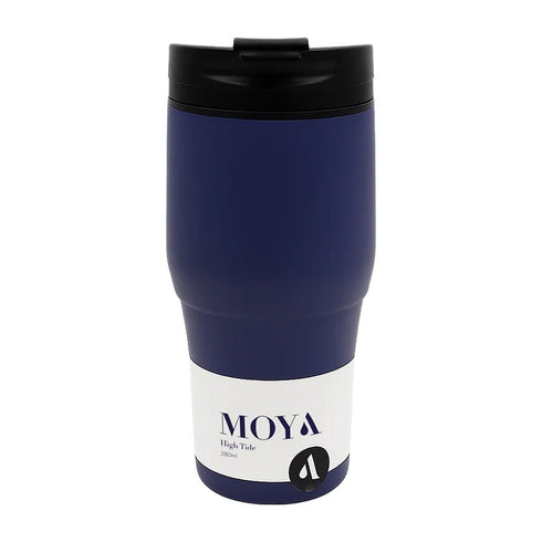 Moya High Tide 380ml Travel Coffee Mug, Reusable Stainless Steel Mug with Leak-Proof Lid for Coffee on the Go