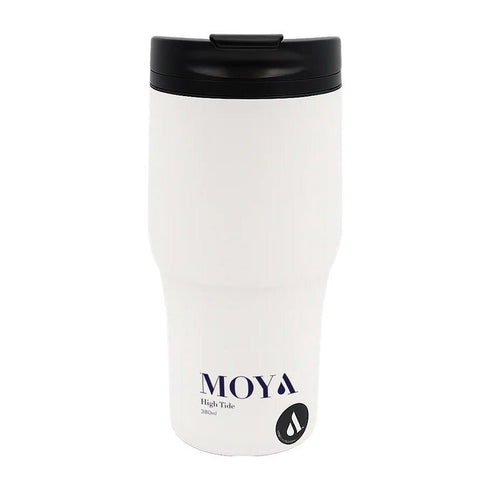 Moya High Tide 380ml Travel Coffee Mug, Reusable Stainless Steel Mug with Leak-Proof Lid for Coffee on the Go