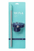 Moya Replacement Straw Lid and Steel Straw, BPA-Free Lid for Seashell, Starfish, Black Sea and Coral Reef Bottles