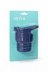 Moya Universal Spout Lid, BPA-Free Flip-Spout Lid with Handle for Seashell, Starfish, Black Sea and Coral Reef