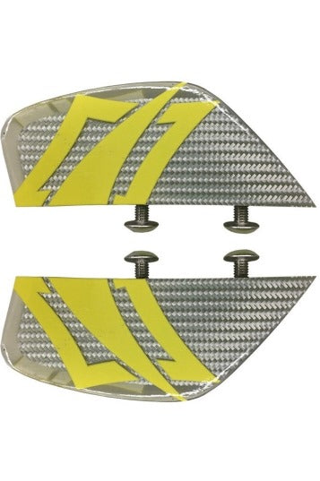 Naish TT fin and handle set, a replacement kit including fins, mounting hardware, and a grab handle for twintip kiteboards.