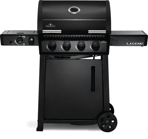Napoleon Legend 425 Propane Gas Grill with Side Burner, Stainless Steel, High - Heat Sear Station, Suitable for Family BBQ/Outdoor Cooking