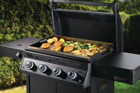 Napoleon Rogue PRO Phantom 30 Inch Griddle - Rust - Resistant Stainless Steel Cooktop