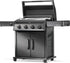 Napoleon Rogue PRO Phantom 30 Inch Griddle - Rust - Resistant Stainless Steel Cooktop