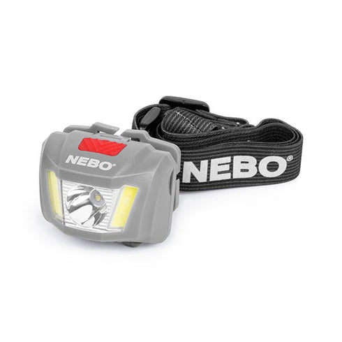 NEBO 250 Lumen Duo Headlamp with Red Mode - Adjustable & Night - Vision - Friendly Headlamp