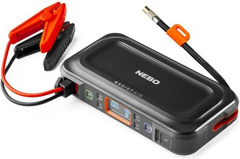 NEBO Assist Air Jump Starter - Compact Car Jump Starter and Power Bank