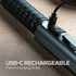 NEBO Big Larry Pro+ Rechargeable Work Light, 600 Lumen COB Flashlight, USB-C, IPX7 Waterproof, Magnetic Base