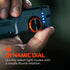NEBO Edge 2K EDC Flashlight, 2000 Lumen USB-C Rechargeable Tactical Pocket Light with Dynamic Dial, IPX6