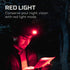 NEBO Einstein 1000 Flex Headlamp, 1000 Lumen Rechargeable Head Torch with Red Light, Runs on 18650 or CR123A