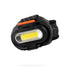 NEBO Einstein 1500 Flex Headlamp, 1500 Lumen Rechargeable Head Torch with Red Light, Runs on 18650 or CR123A