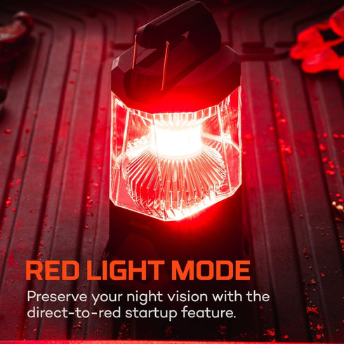 NEBO Galileo 1600 Flex Lantern, 1600 Lumen Rechargeable Camping Lantern and Power Bank, Runs on D Batteries