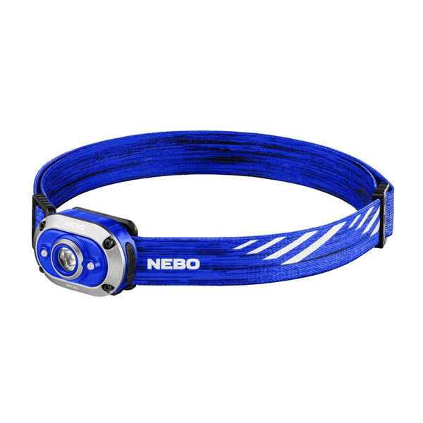 NEBO Mycro 450 Rechargeable Headlamp, 450 Lumen USB-C Head Torch and Cap Light with Red and Green Modes