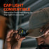 NEBO Mycro 550 Rechargeable Headlamp, 550 Lumen USB-C Spot and COB Flood Head Torch and Cap Light